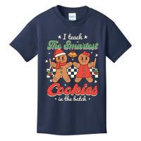 I Teach The Smartest Cookies In The Batch Teacher Christmas Kids T-Shirt