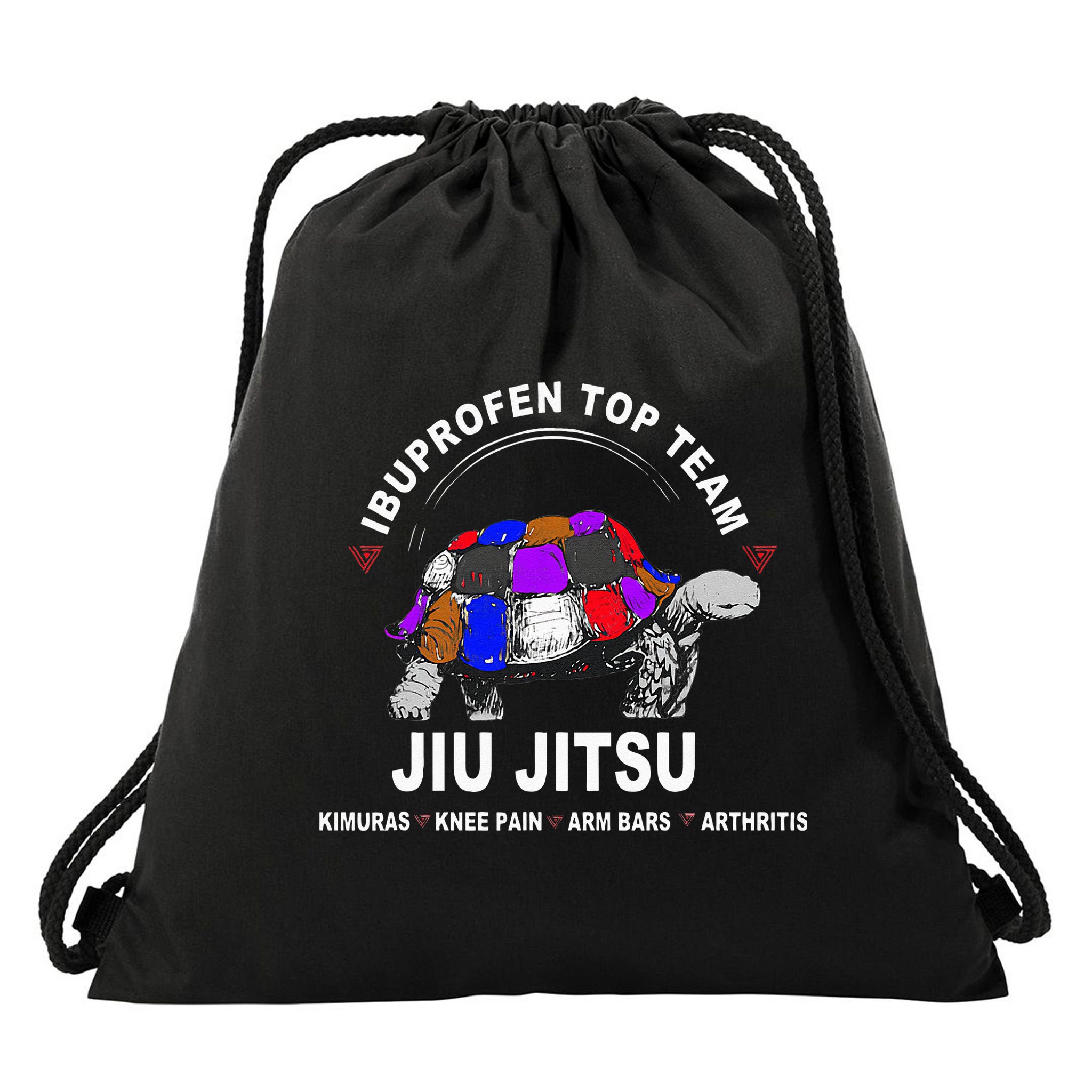 Ibuprofen Top Team Jiu Jitsu Drawstring Bag