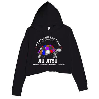 Ibuprofen Top Team Jiu Jitsu Crop Fleece Hoodie