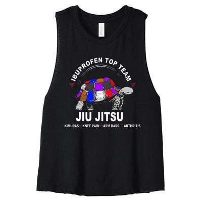 Ibuprofen Top Team Jiu Jitsu Women's Racerback Cropped Tank