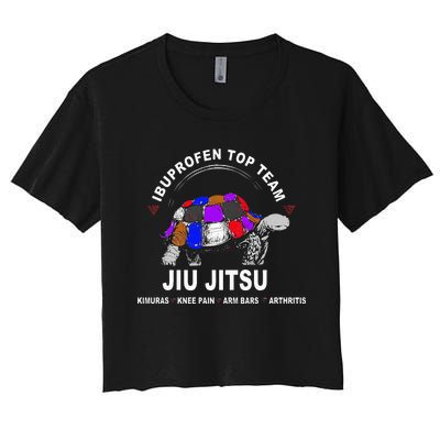 Ibuprofen Top Team Jiu Jitsu Women's Crop Top Tee