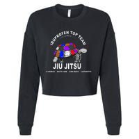 Ibuprofen Top Team Jiu Jitsu Cropped Pullover Crew