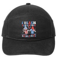 I Teach The Cutest Little Firecrackers 7-Panel Snapback Hat