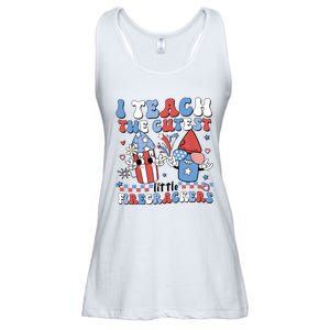 I Teach The Cutest Little Firecrackers Ladies Essential Flowy Tank