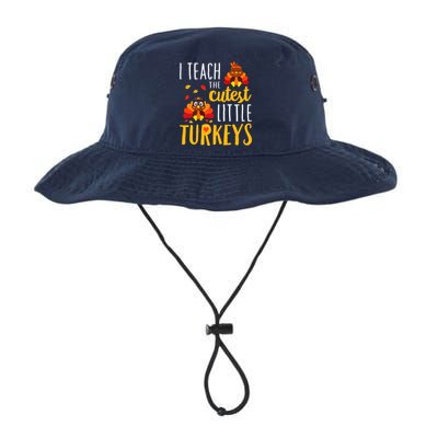 I Teach The Cutest Little Turkeys School Thankful Bucket Hat