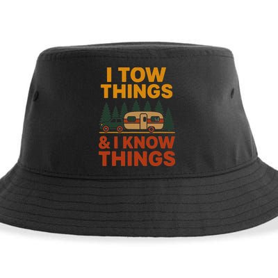 I Tow Things And I Know Things Sustainable Bucket Hat