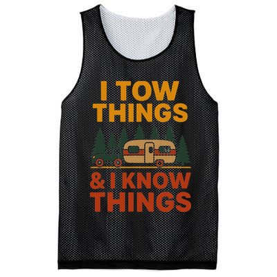 I Tow Things And I Know Things Mesh Reversible Basketball Jersey Tank