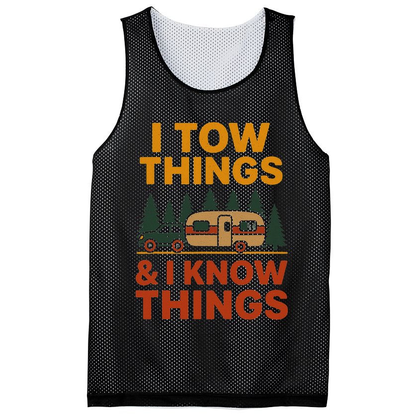 I Tow Things And I Know Things Mesh Reversible Basketball Jersey Tank