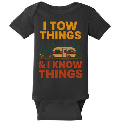 I Tow Things And I Know Things Baby Bodysuit