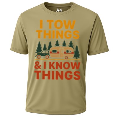 I Tow Things And I Know Things Cooling Performance Crew T-Shirt