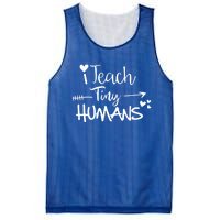 I Teach Tiny Hu Preschool Teacher Homeschool Moms Gift Mesh Reversible Basketball Jersey Tank