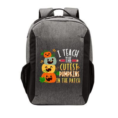 I Teach The Cutest Pumpkins In The Patch Halloween Teacher Vector Backpack