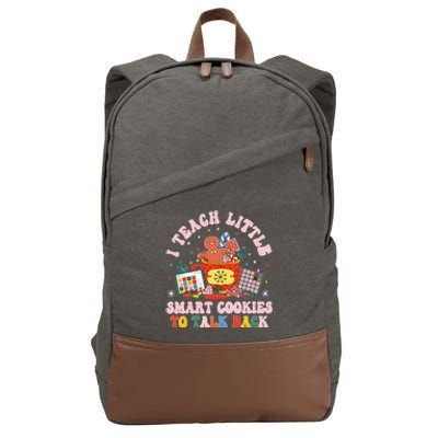 I Teach The Smart Cookies To Talk  Cotton Canvas Backpack