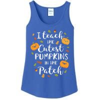 I Teach The Cutest Pumpkins In The Patch Halloween Top Funny Gift Ladies Essential Tank