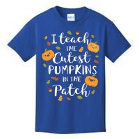 I Teach The Cutest Pumpkins In The Patch Halloween Top Funny Gift Kids T-Shirt