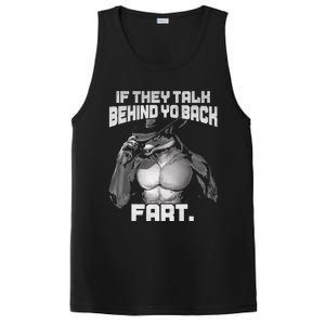 If They Talk Behind Your Back Funny Dog Meme Quote PosiCharge Competitor Tank