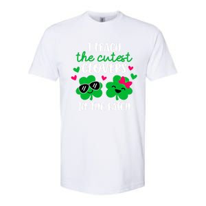 I Teach The Cutest Clover In The Patch Teacher Patrick's Day Gift Softstyle CVC T-Shirt