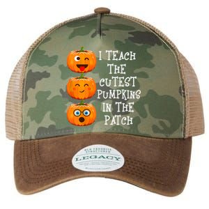 I Teach The Cutest Pumpkins In The Patch Cool Gift Legacy Tie Dye Trucker Hat