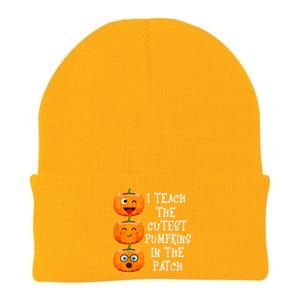 I Teach The Cutest Pumpkins In The Patch Cool Gift Knit Cap Winter Beanie