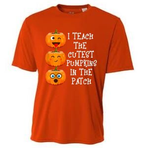 I Teach The Cutest Pumpkins In The Patch Cool Gift Cooling Performance Crew T-Shirt