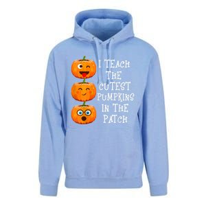 I Teach The Cutest Pumpkins In The Patch Cool Gift Unisex Surf Hoodie