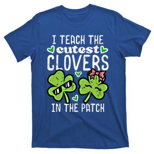 I Teach The Cutest Clovers In Patch St Patricks Day Teacher Cute Gift T-Shirt