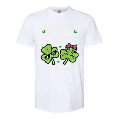 I Teach The Cutest Clovers In Patch St Patricks Day Teacher Cute Gift Softstyle CVC T-Shirt