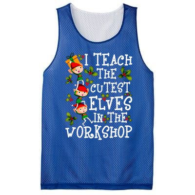 I Teach The Cutest In The Workshop Gift Mesh Reversible Basketball Jersey Tank