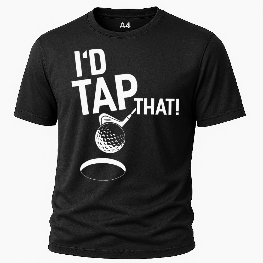 I'd Tap That Golf Funny Golf Cooling Performance Crew T-Shirt