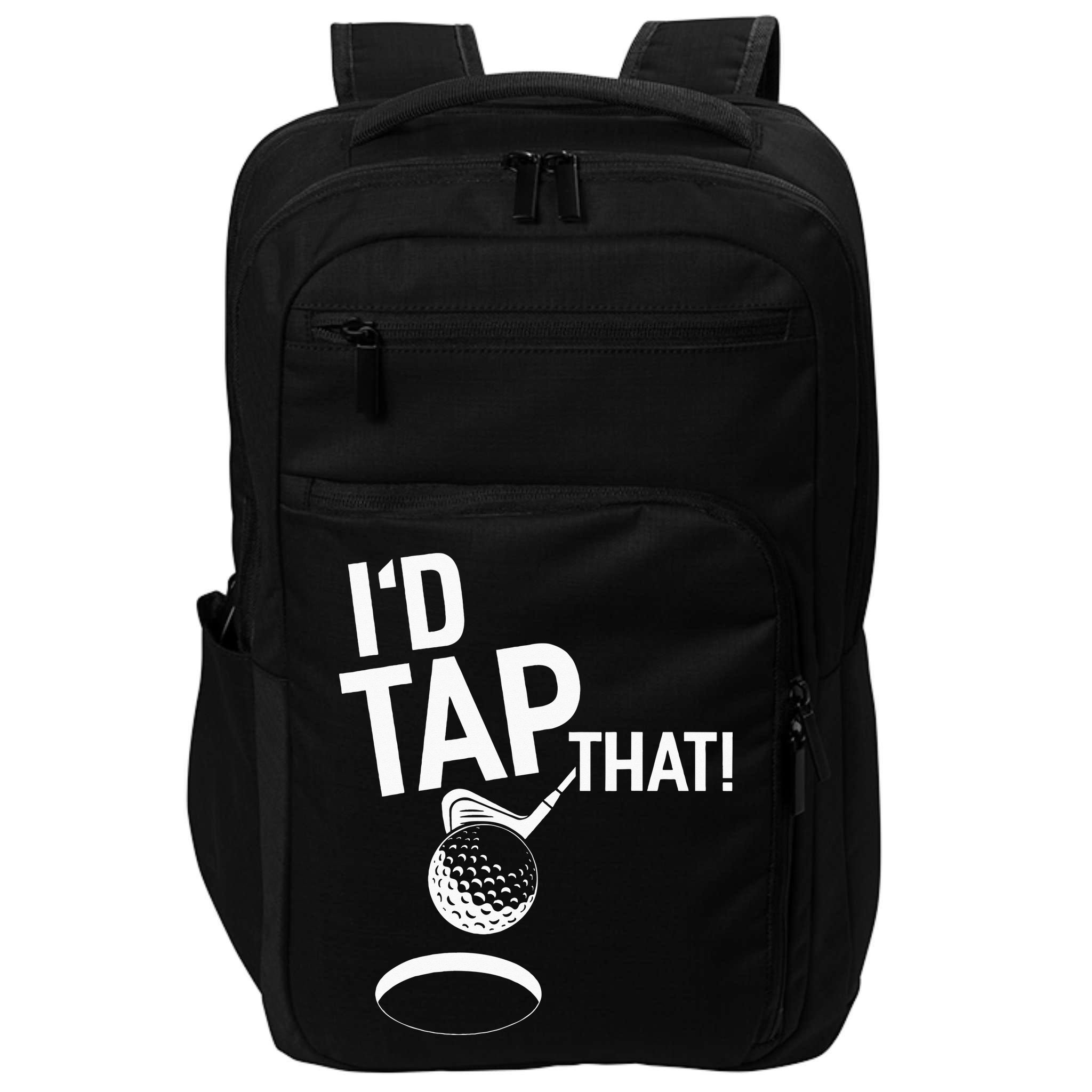 I'd Tap That Golf Funny Golf Impact Tech Backpack