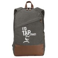I'd Tap That Golf Funny Golf Cotton Canvas Backpack