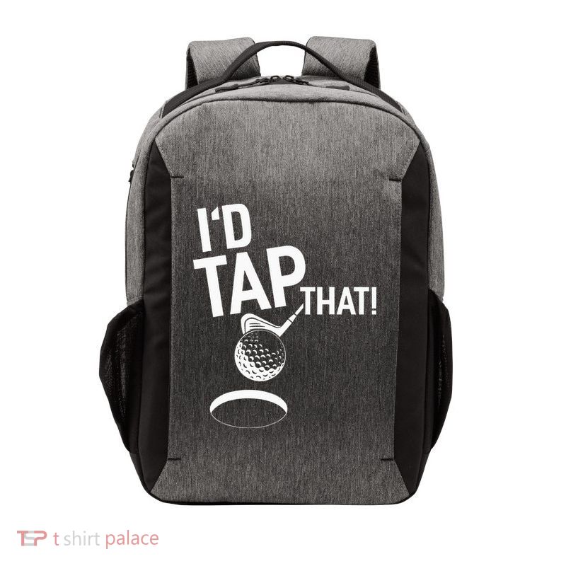I'd Tap That Golf Funny Golf Vector Backpack