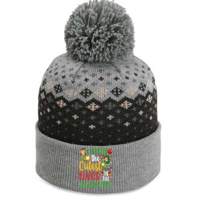 I Teach The Cutest In The Workshop Teacher Christmas Cute Gift The Baniff Cuffed Pom Beanie