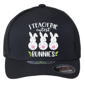 I Teach The Cutest Bunnies Love Teaching Flexfit Unipanel Trucker Cap