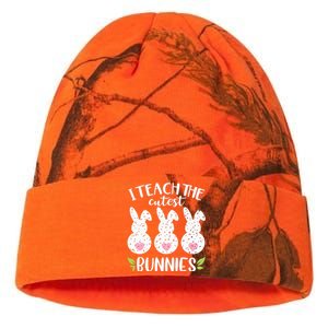 I Teach The Cutest Bunnies Love Teaching Kati Licensed 12" Camo Beanie