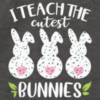 I Teach The Cutest Bunnies Love Teaching Vector Backpack