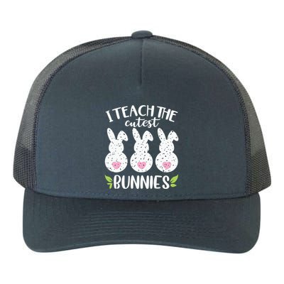 I Teach The Cutest Bunnies Love Teaching Yupoong Adult 5-Panel Trucker Hat