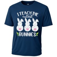I Teach The Cutest Bunnies Love Teaching Cooling Performance Crew T-Shirt