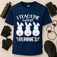 I Teach The Cutest Bunnies Love Teaching Cooling Performance Crew T-Shirt