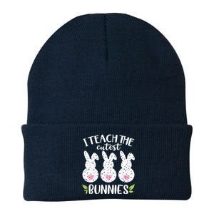 I Teach The Cutest Bunnies Love Teaching Knit Cap Winter Beanie