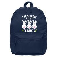 I Teach The Cutest Bunnies Love Teaching 16 in Basic Backpack