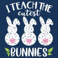 I Teach The Cutest Bunnies Love Teaching 16 in Basic Backpack