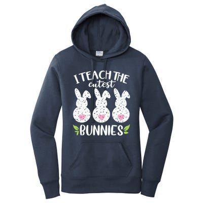 I Teach The Cutest Bunnies Love Teaching Women's Pullover Hoodie