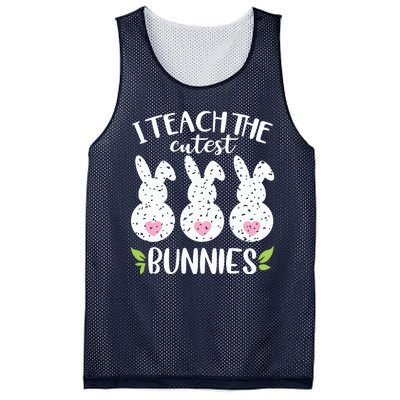 I Teach The Cutest Bunnies Love Teaching Mesh Reversible Basketball Jersey Tank