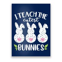 I Teach The Cutest Bunnies Love Teaching Poster