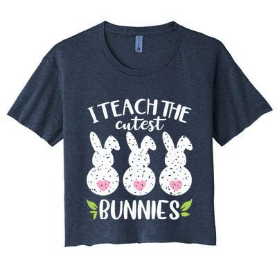 I Teach The Cutest Bunnies Love Teaching Crop Top