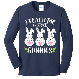 I Teach The Cutest Bunnies Love Teaching Kids Long Sleeve Shirt