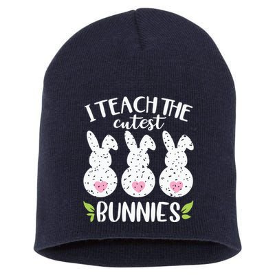 I Teach The Cutest Bunnies Love Teaching Short Acrylic Beanie