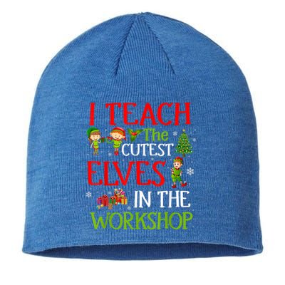 I Teach The Cutest In The Workshop Christmas Costume Gift Sustainable Beanie