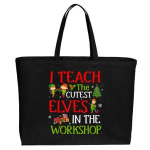 I Teach The Cutest In The Workshop Christmas Costume Gift Cotton Canvas Jumbo Tote